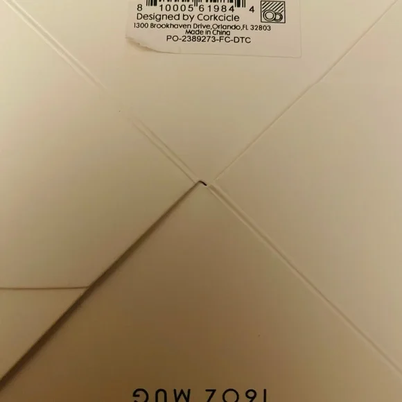 Corkcicle Rifle Paper Co Hydrangea Blue Floral Mug 16oz NWT - Picture 10 of 10